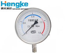 Y系列不銹鋼壓力表 多規格定制 專業壓力測量